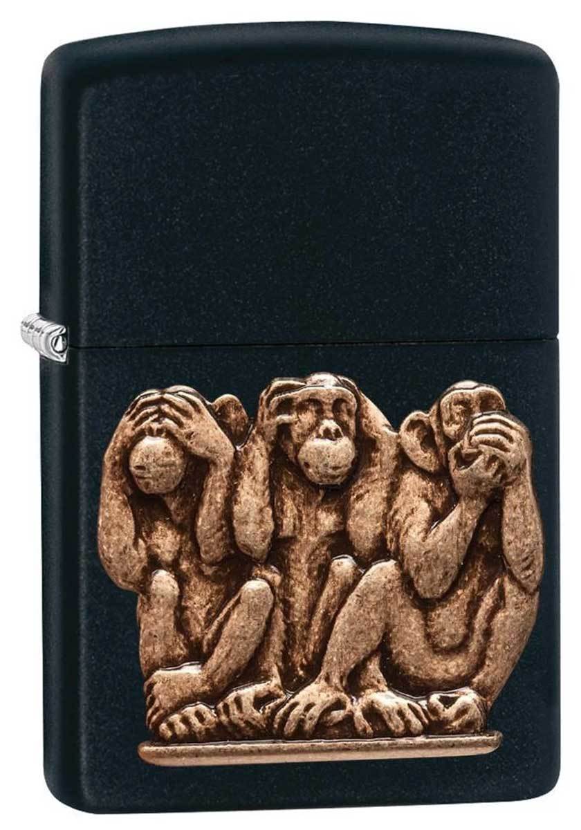 Zippo ジッポライター Three wise monkeys 29409 メール便可