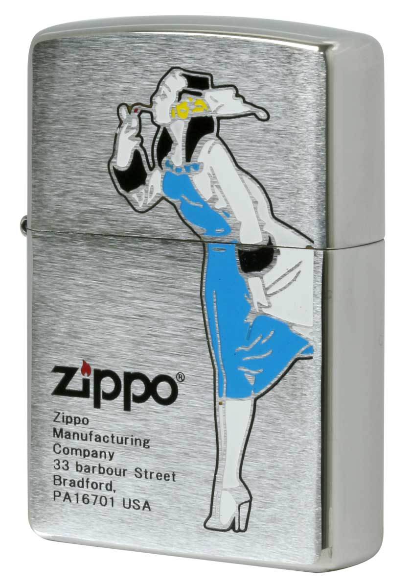 Zippo ジッポライター WINDY DESIGN ウインディ デザイン 200-WINDYBL メール便可