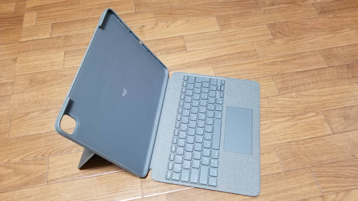 【中古】ロジクール Logicool Combo Touch YU0047 キーボードケース iPad Pro 12.9 キーボード着脱可能 ③_画像1