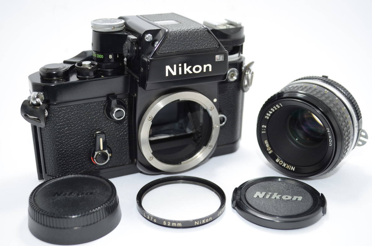【外観並級】NIKON F2ブラック /50mm F1.2 ai ニコン 一眼レフフィルムカメラ　#t8937_画像1