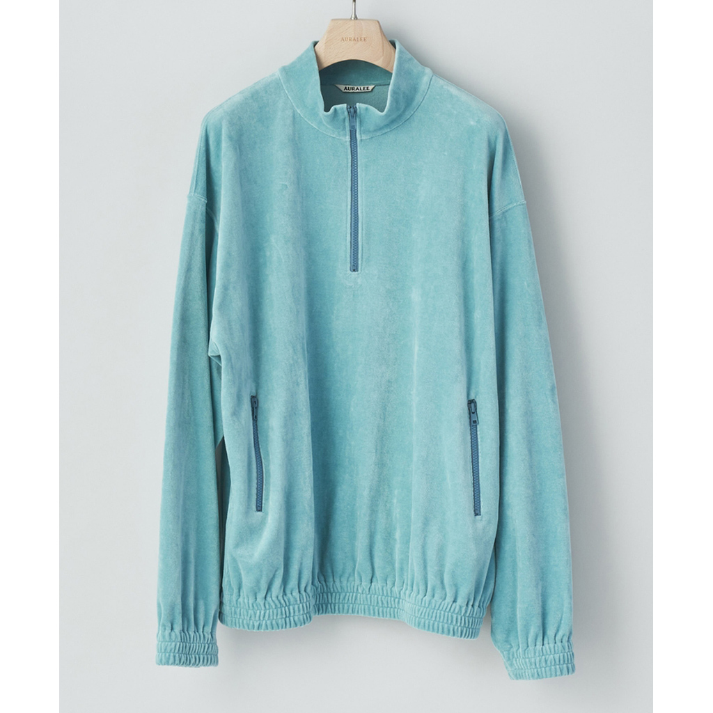 AURALEEオーラリー ORGANIC COTTON VELOUR HALF ZIP BLOUSON Yahoo