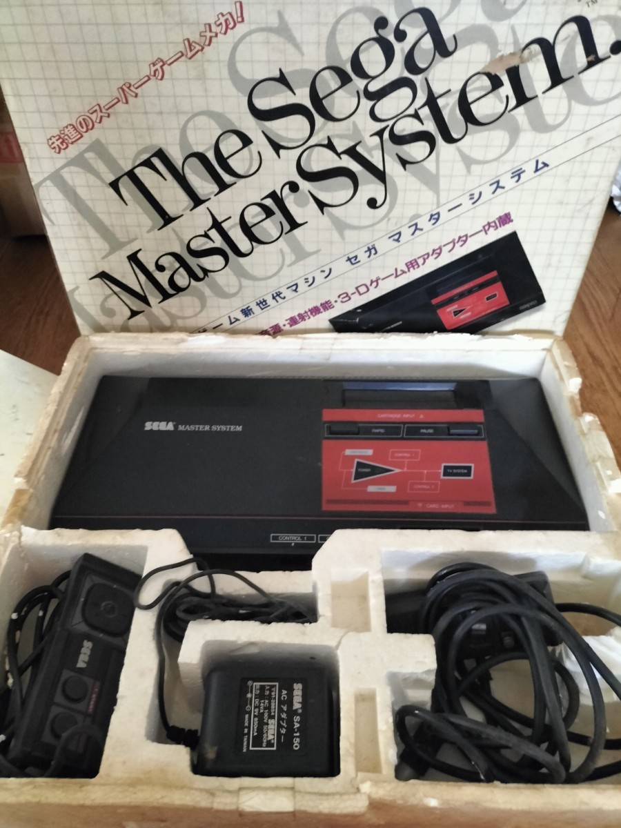 レトロゲーム当時物　セガマスターシステム本体 SEGA SEGA MASTER SYSTEM　箱付き_画像2