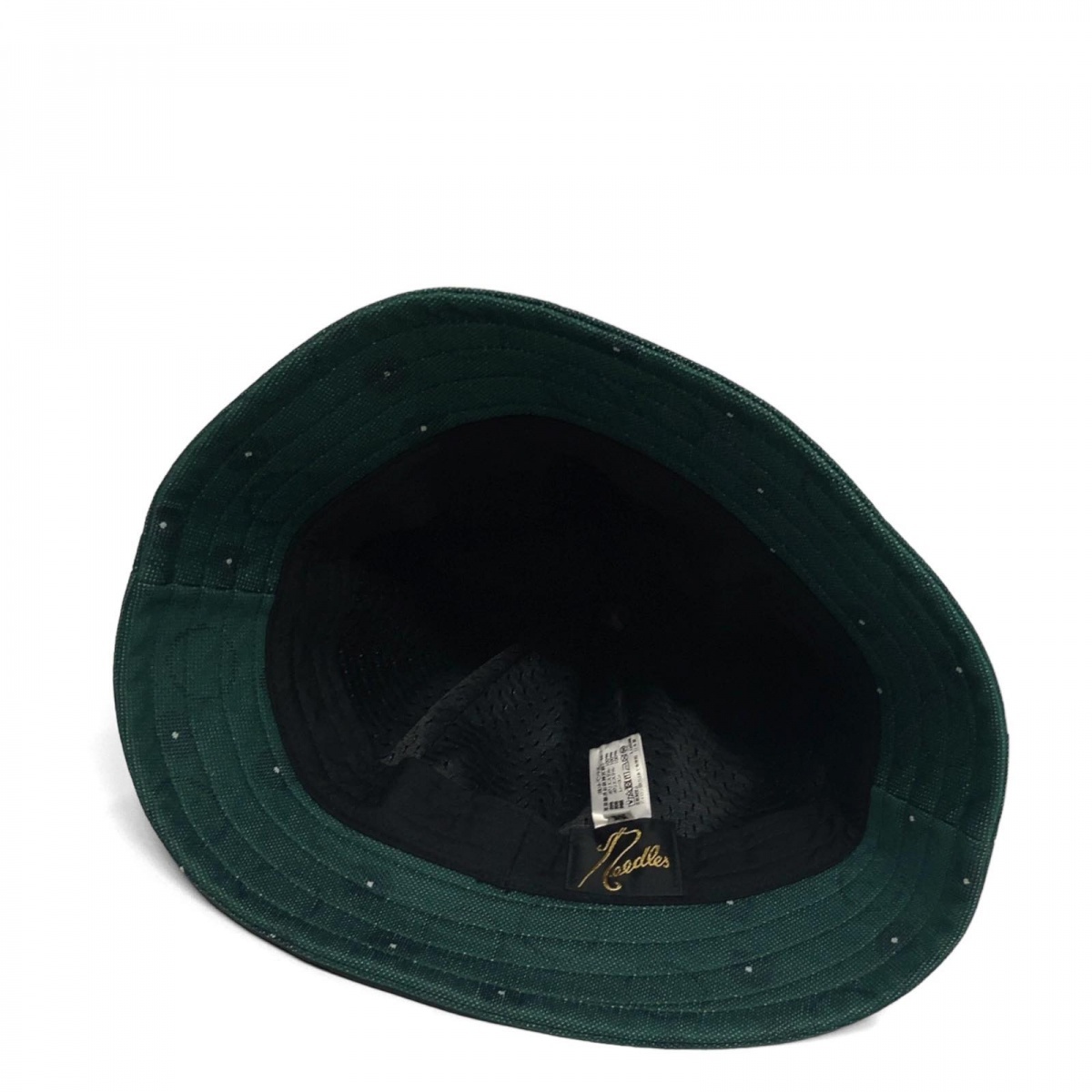  beautiful goods NEEDLES needle zBermuda Hat LQ036 Jaguar doba Mu da hat cap hat total pattern embroidery M green 