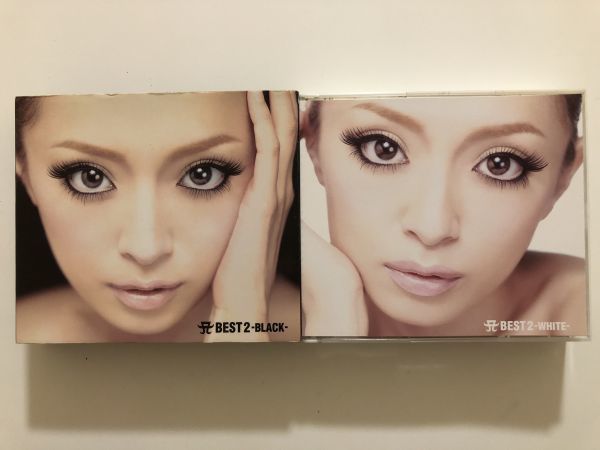 B21126　中古CD　A BEST2-BLACK-(CD+2DVD)+A BEST2-WHITE-(CD+2DVD)　浜崎あゆみ　2点セット　_画像1