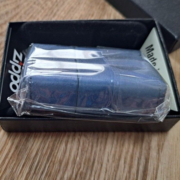 アメリカンスピリット特製zippo 2021年製 藍染 本革(限定500個 アメリカンスピリット特製zippo 2021年製 藍染 本革(限定500個