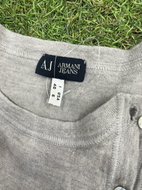 ARMANI JEANS アルマーニジーンズ　二点まとめ　セット売り　カーディガン　ニット　カットソー　ボーダー　レディース　1206000003020_画像4