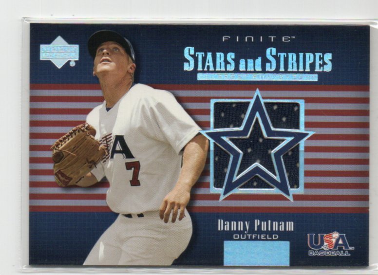 2003 UD Upper Deck FINITE Baseball [DANNY PUTNAM] FINITE STARS and STRIPES Jersey Card (ジャージーカード) no auto_画像1