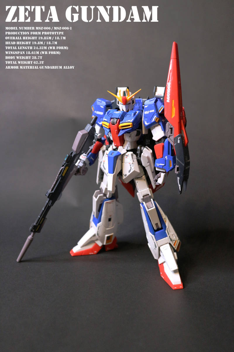 1/144 RG Zガンダム 塗装改造完成品|Yahoo!フリマ(旧PayPay 1/144 RG Zガンダム 塗装改造完成品|Yahoo!フリマ(旧PayPay