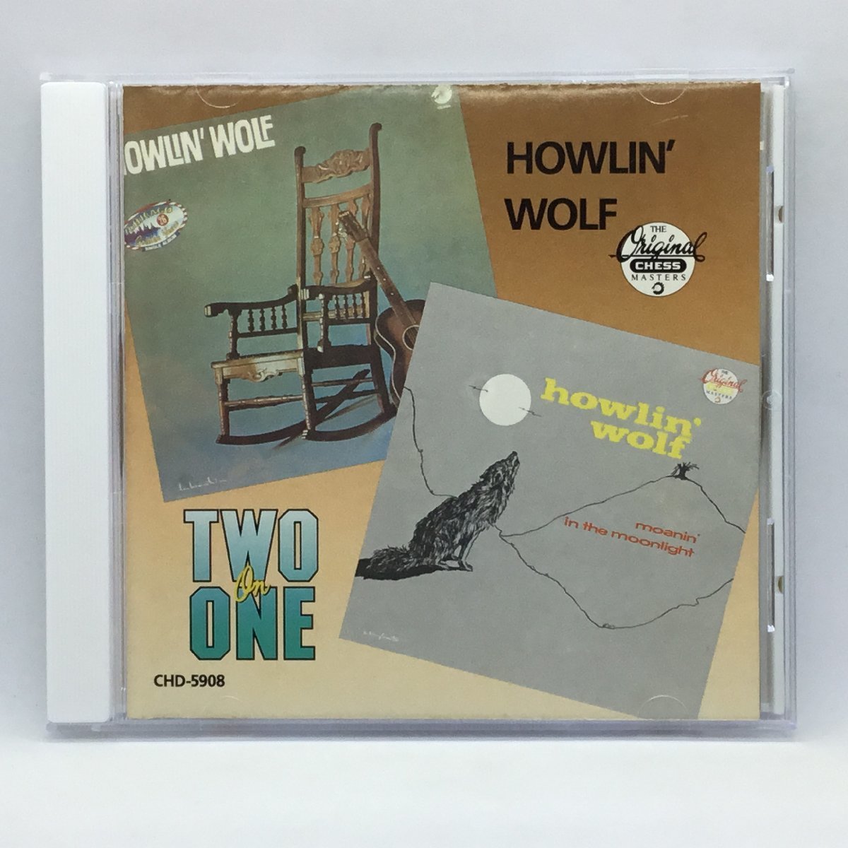2 IN 1 ◇ HOWLIN' WOLF / MOANIN' IN THE MOONLIGHT (CD) CHD-5908 ハウリン・ウルフ_画像1