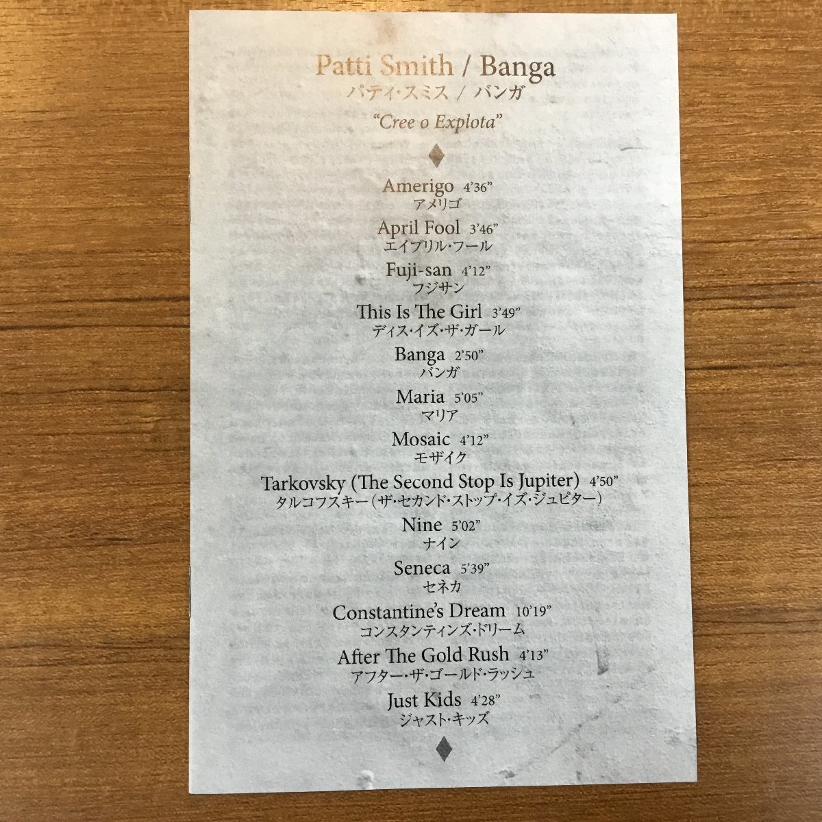 Patti Smith パティ・スミス / Banga バンガ スペシャルエディション (CD) 88725 41106 2_画像4