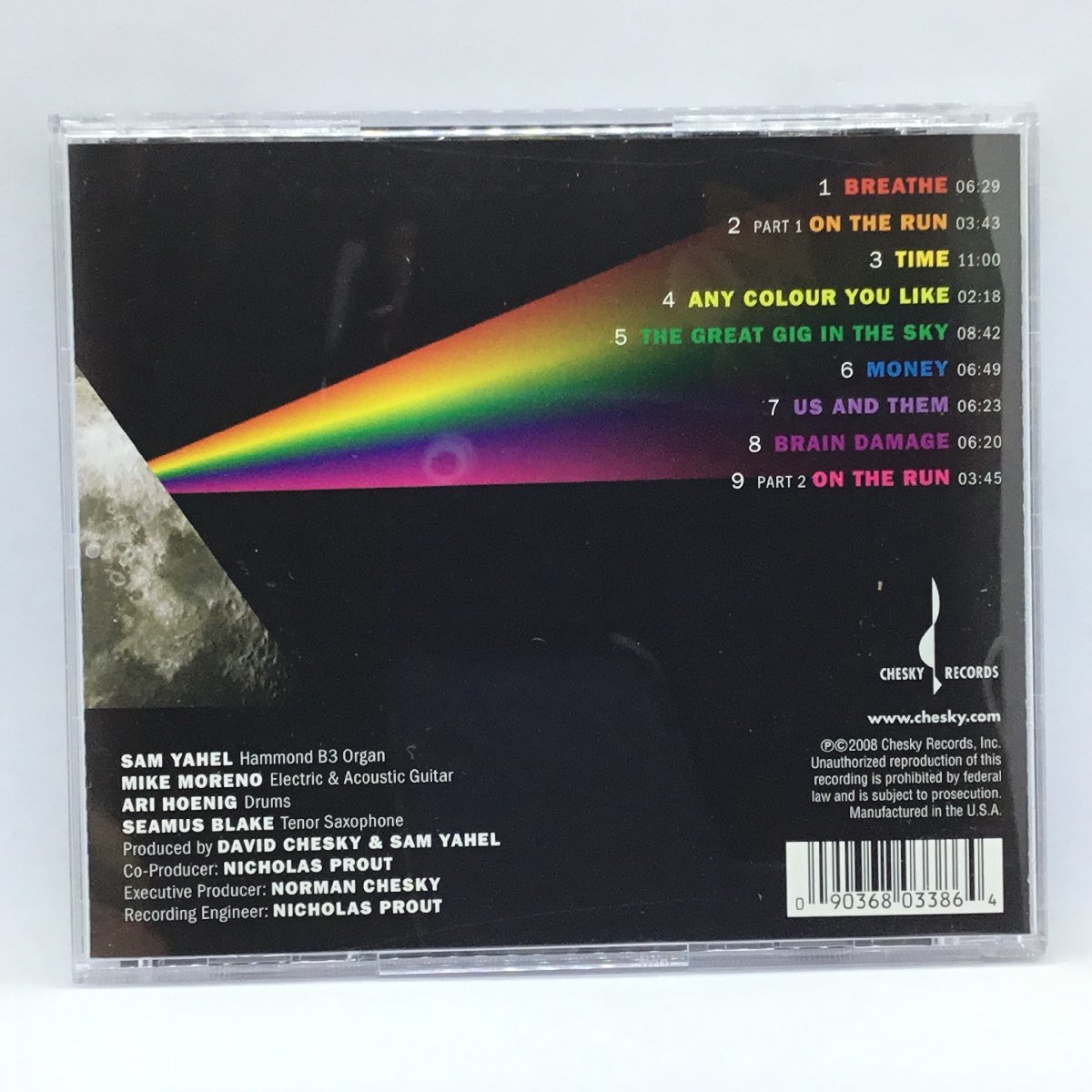 SACDハイブリッド◇Sam Yahel, Ari Hoenig, Mike Moreno, Seamus Blake / Jazz Side Of The Moon (The Music Of Pink Floyd) (SACD HYBRID)の画像4
