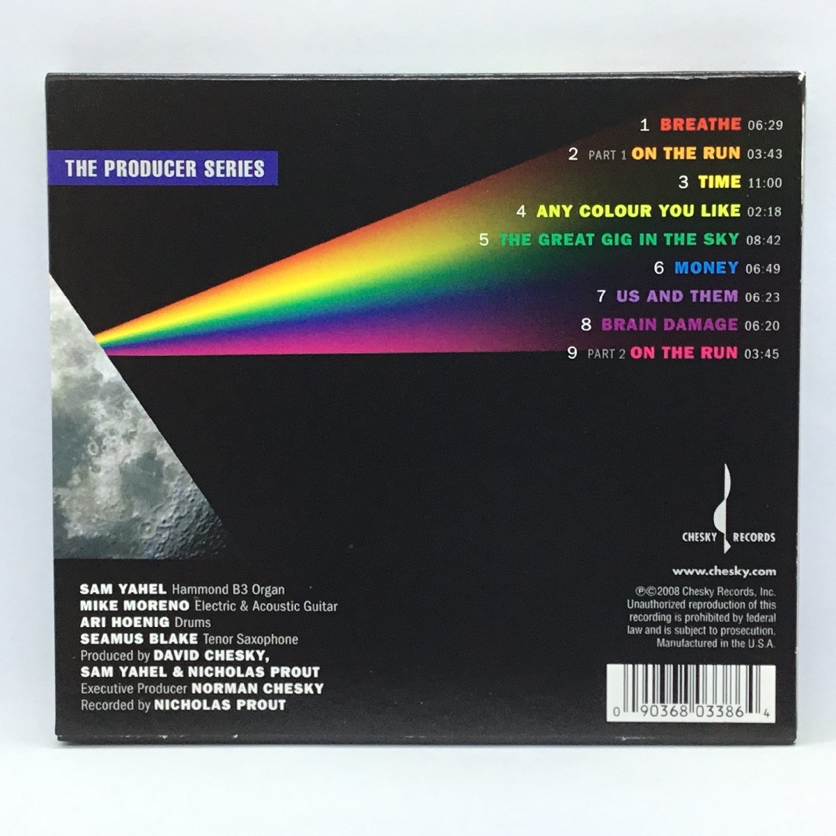 SACDハイブリッド◇Sam Yahel, Ari Hoenig, Mike Moreno, Seamus Blake / Jazz Side Of The Moon (The Music Of Pink Floyd) (SACD HYBRID)の画像2