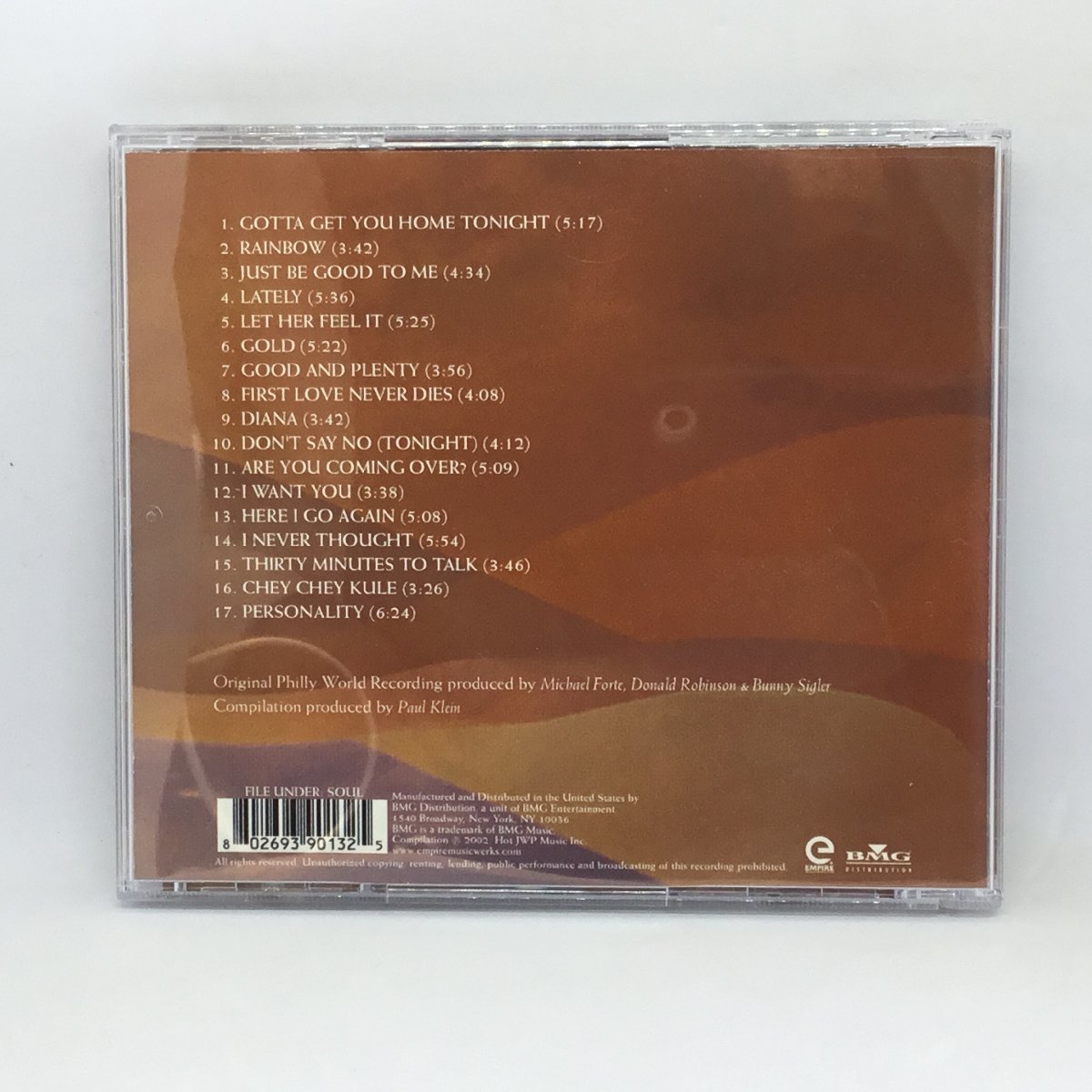 Eugene Wilde / The Greatest Hits (CD) 802693901325_画像2