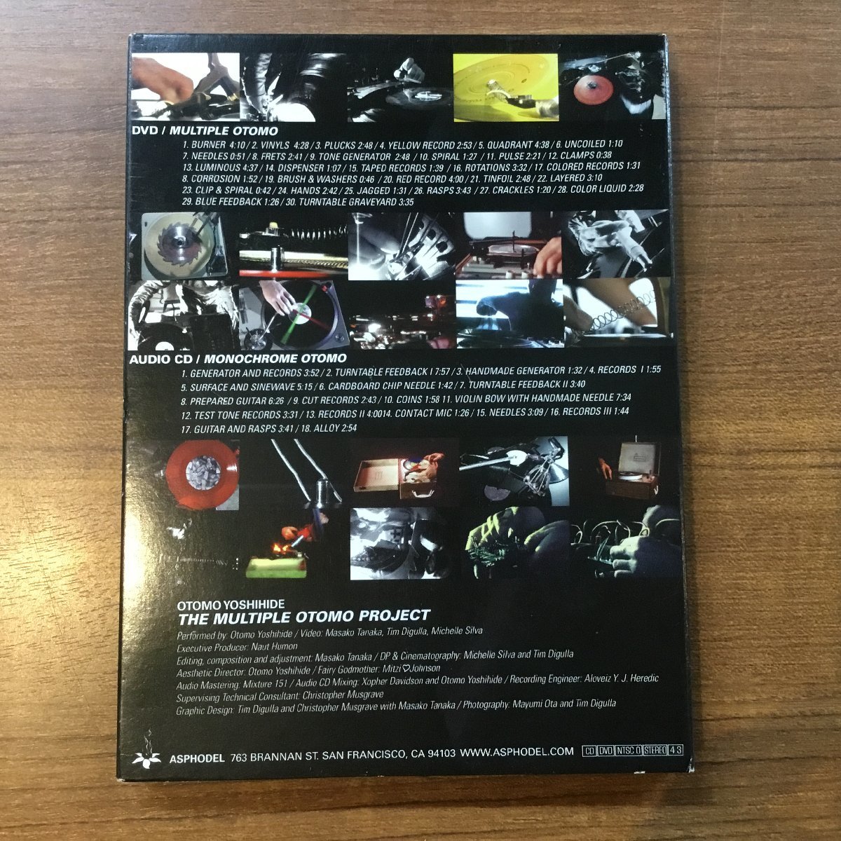 大友良英 / MULTIPLE OTOMO (CD+DVD) ASP 3007の画像2