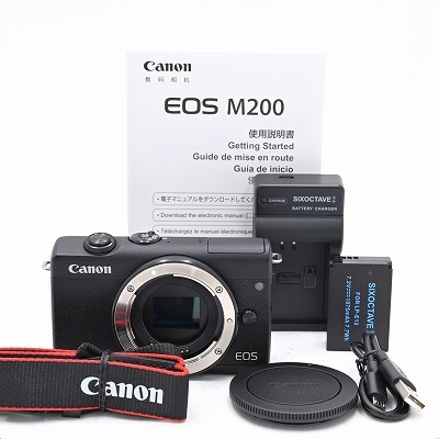 激安単価で 並品｜ CANON EOS M200 ボディ ブラック キヤノン