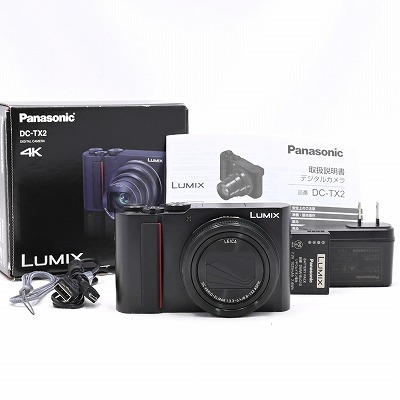 新品級｜ Panasonic LUMIX DC-TX2-K ブラック
