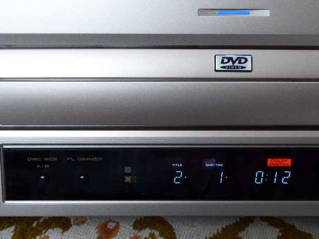 貴重！高年式！PIONEER DVL-919 取り説、リモコン付 整備極上品`2003年CANN060447保証あり_DVD再生