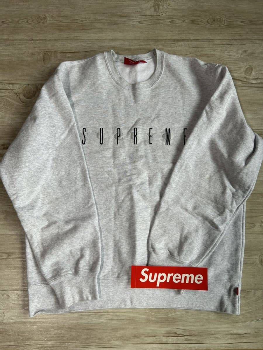 Supreme シュプリーム 18AW クルーネック XL crewneck クルー スウェット スウェットトレーナー トレーナー ヘザーグレー fuck you