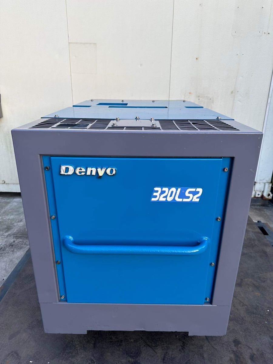 中古 。デンヨー / Denyo発電機 ディーゼルエンジン溶接機 DLWー320LS2 動作確認済み 良品 。_画像8