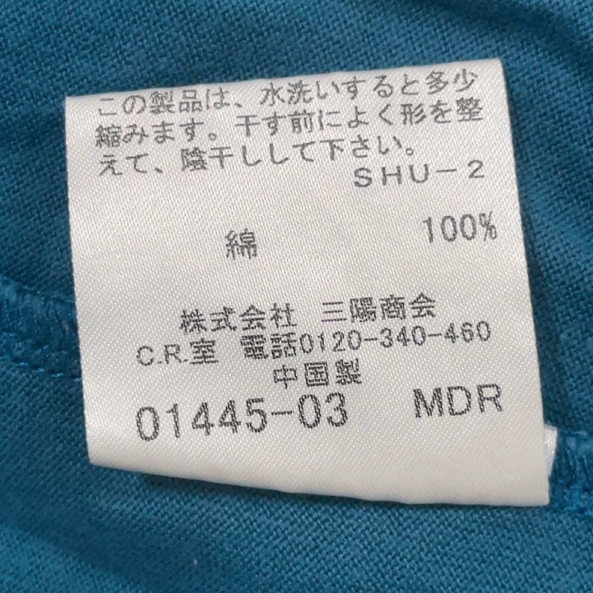 バーバリー　 長袖Tシャツ ロンT トップス　ブルー　男女兼用　120