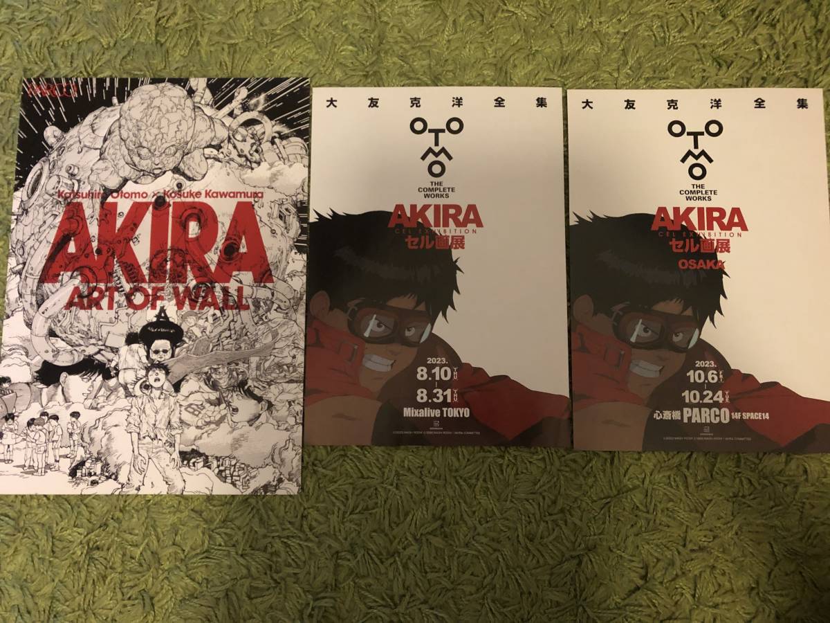 Akira Art of Wall Cell Picture выставка Katsuhiro Otomo Flyer Flyer