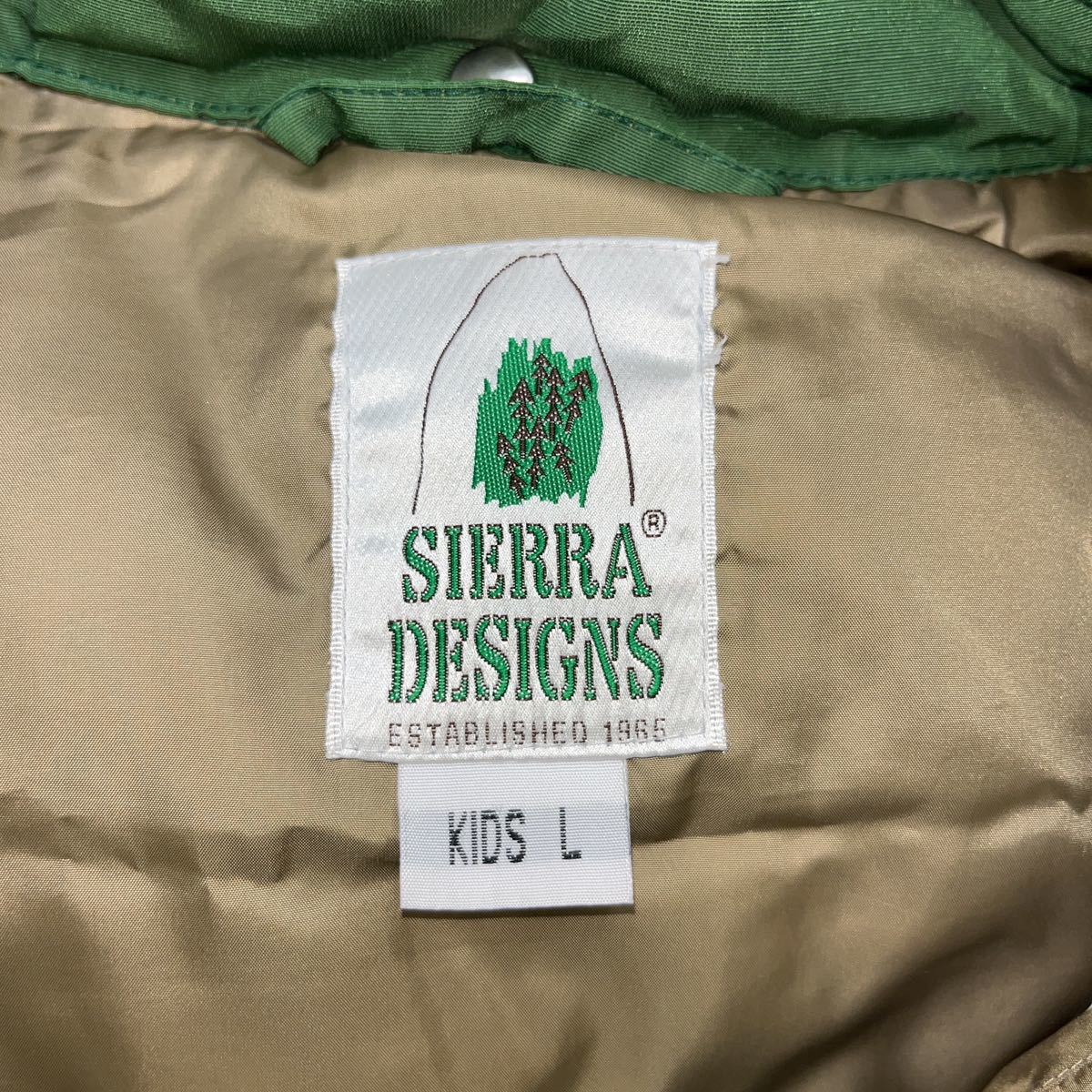 ◆オススメ◆SIERRA DESIGNS キッズマウンテンダウンパーカー　サイズKIDSL 定価28000円＋税_画像3