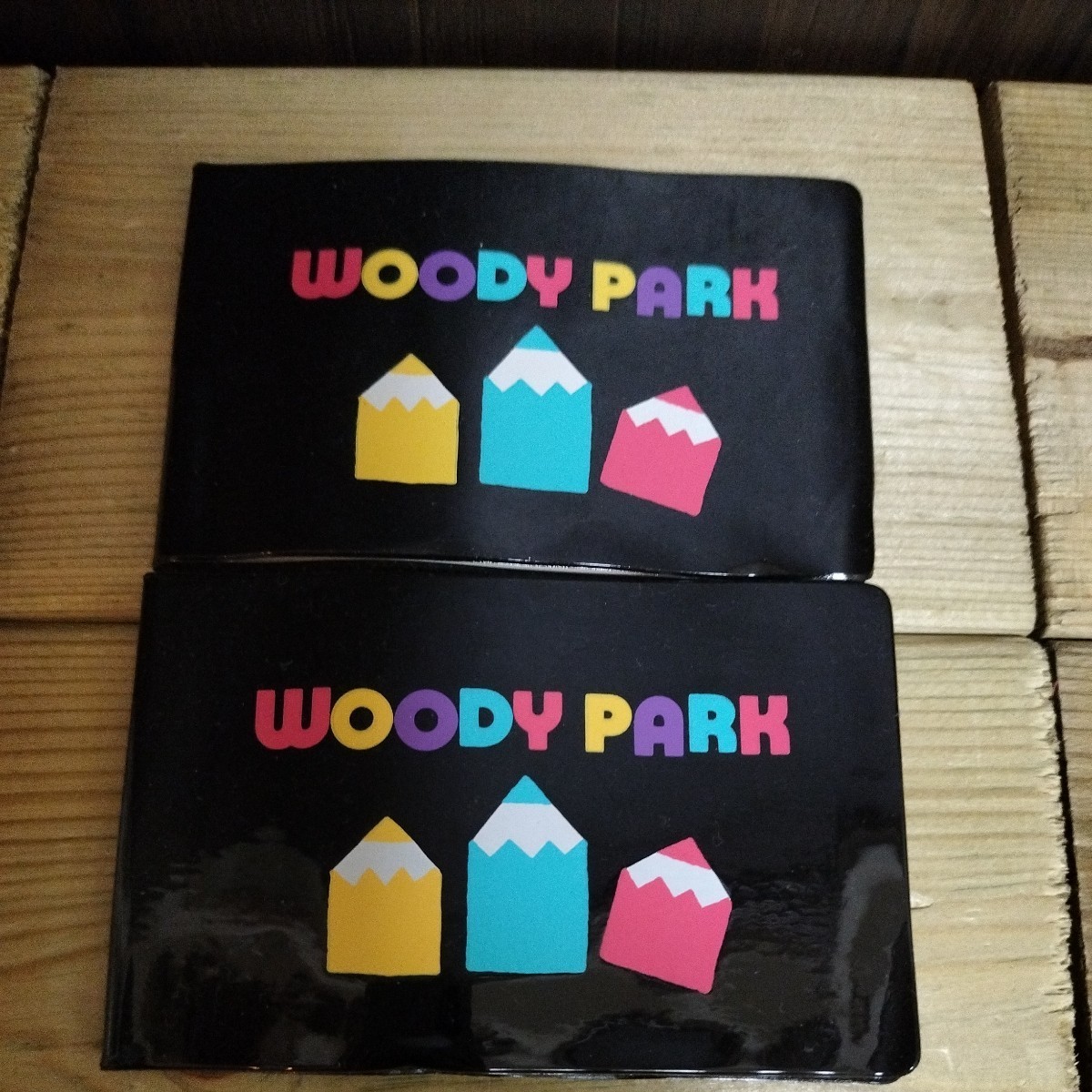 送料込み 昭和レトロ 未使用 ファンシーグッズ WOODY PARK アドレス帳 2点セット ソニークリエイティブプロダクツ ウッディパーク_画像1