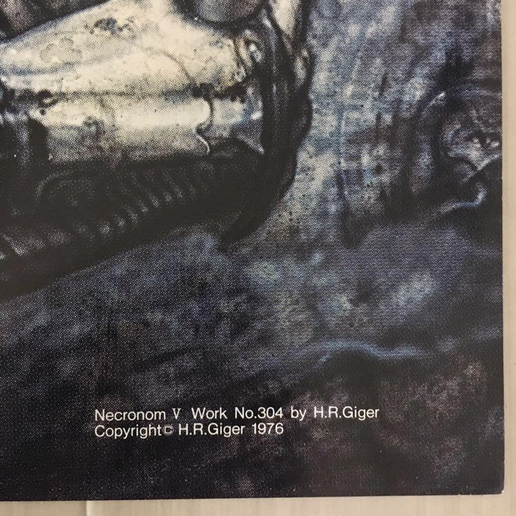  редкий редкость в Японии не продается H*R*gi-ga-Necronom Ⅴ(1976) постер GIGER ALIEN PREDATOR AVP Чужой Predator SF ужасы 