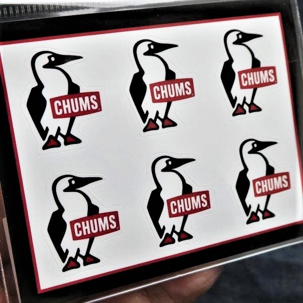 チャムス ステッカー Sticker mini Booby Bird CH62-1621 新品 防水素材_画像3