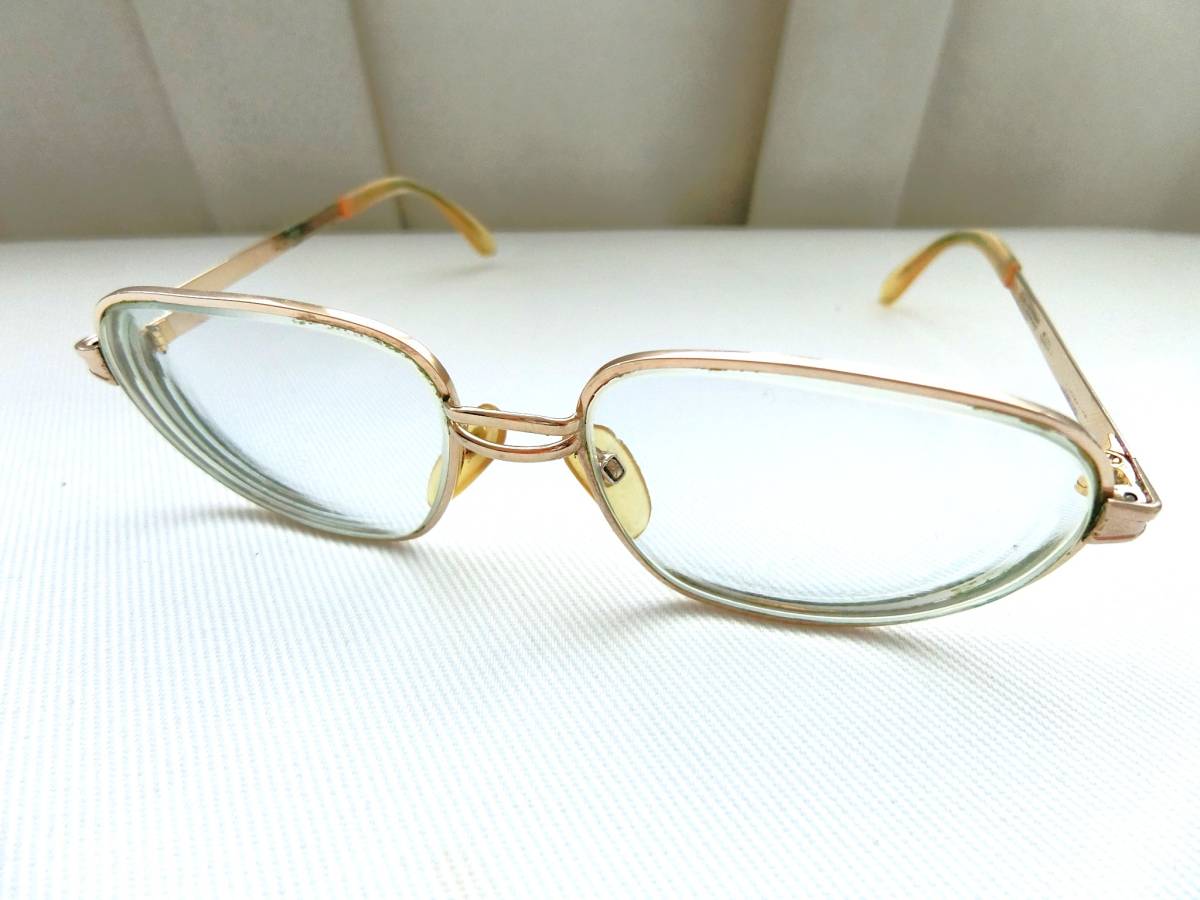 RODENSTOCK CLARA ダブルブリッジ ゴールド ローデンシュトック 1/20 12K 135 アイウェア メガネ 度入り