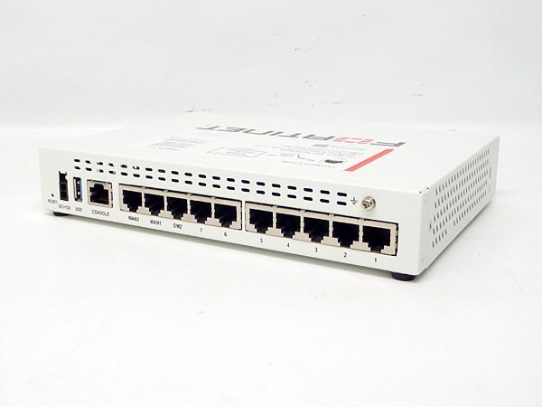 ＃Fortinet/フォーティネット Fortigate-60E (FG-60E) ファイアウォール 初期化済 ACアダプタ付属 No.8_画像2