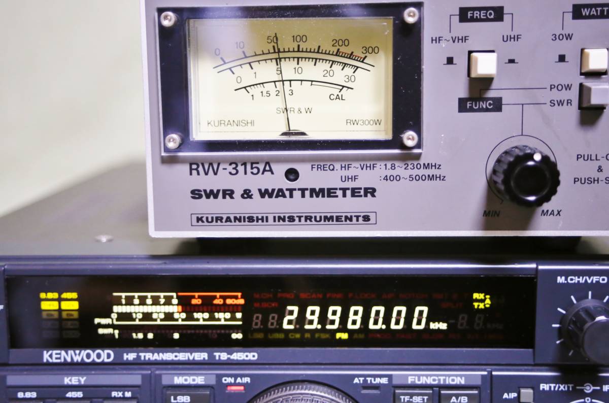 ケンウッド　TS-450D　HF帯　オールモード　50W　無線機　ゼネカバ送信改　CB無線　27.255MHz送信可　 _画像6