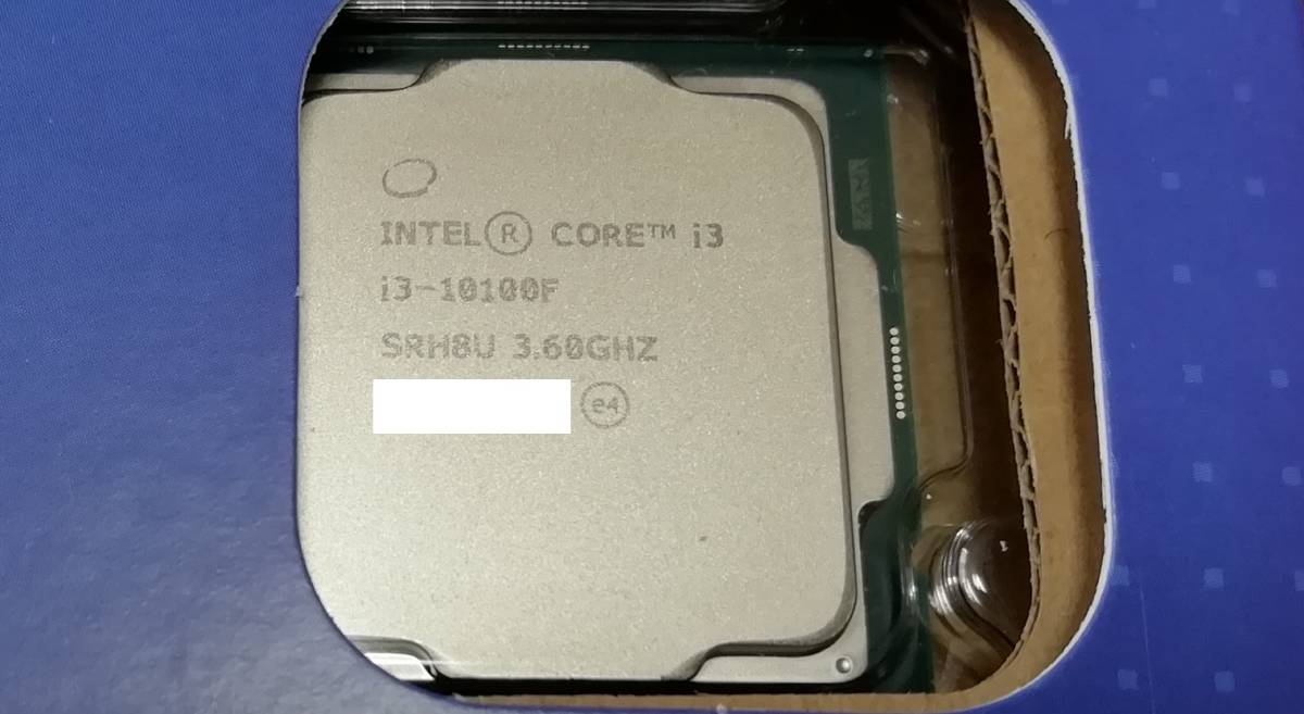 intel Core i3-10100F(新品・未使用・未開封)-