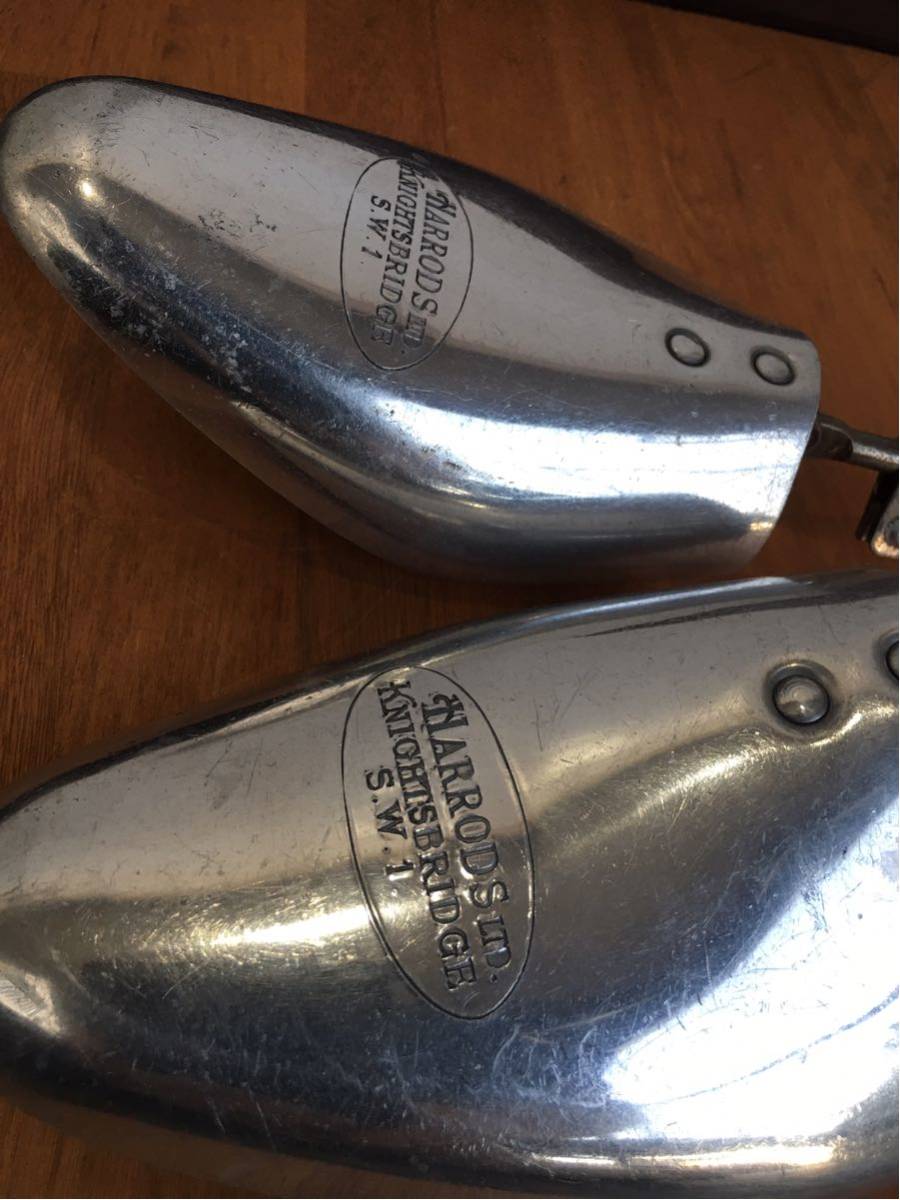 ビンテージ Harrods ハロッズ アルミニウム 英国製 シューキーパー-