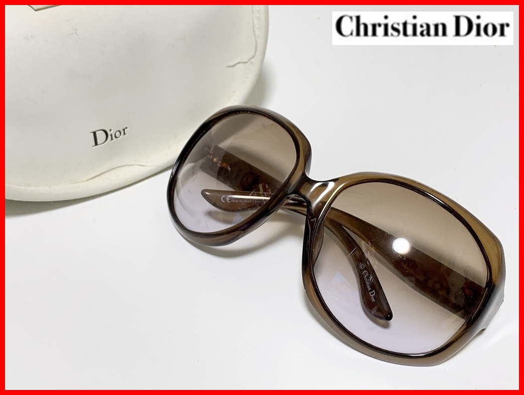 極美品】Dior クリスチャンディオール ブランド サングラス レディース-