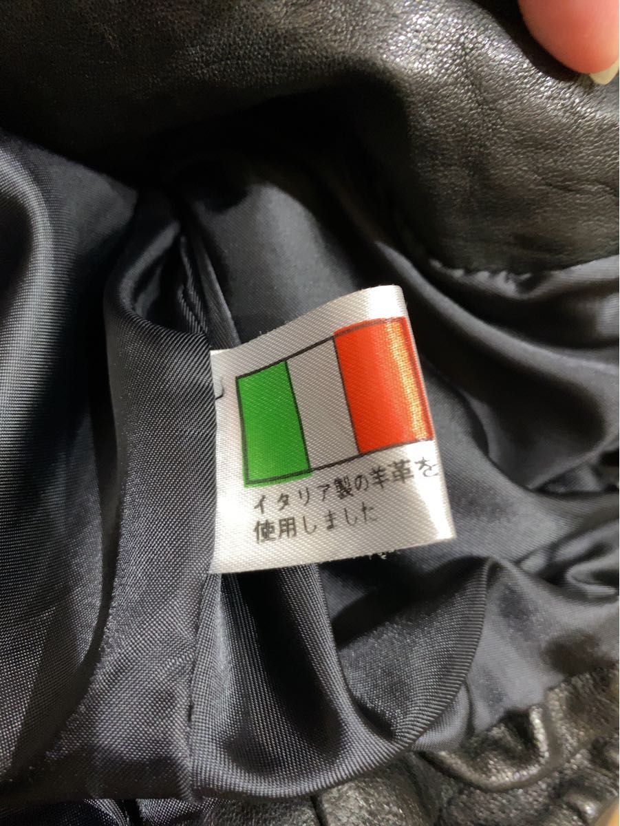 イタリア製羊革 ライダースジャケット激安｜フリマ