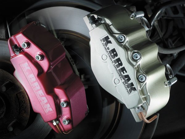 新品 Kブレイク ファーストレーベル キャリパーカバー[フロント] タント・タントカスタム(L375S) 07.12～ 2WD グレードRS K-BREAK