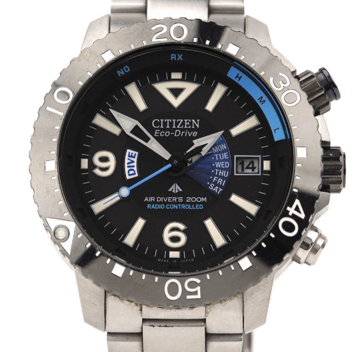 お気にいる】 【中古】CITIZEN PMD56-2982・エコドライブ・電波