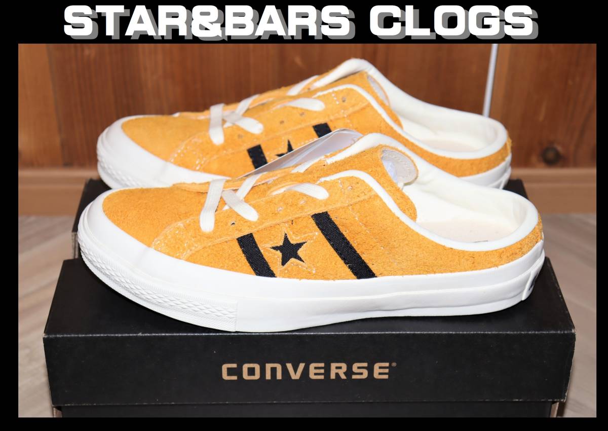 即決【未使用】 CONVERSE ★ STAR&BARS CLOGS (US6.5/25cm) ★ コンバース スター＆バーズ クロッグ サンダル 箱付き_画像1