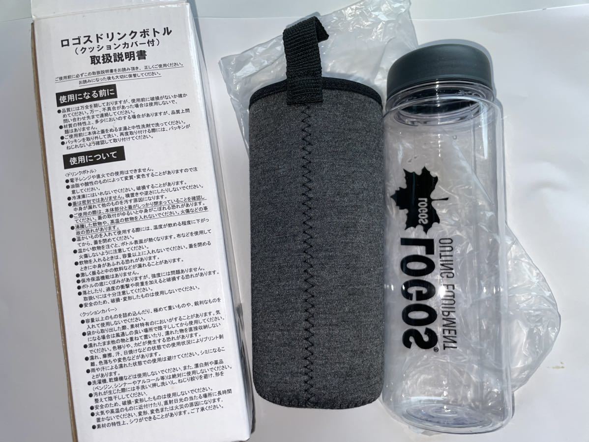 ◆ロゴス LOGOS ◆ ドリンクボトル 【 容量 約500ml 】クッションカバー付き 未使用_画像4