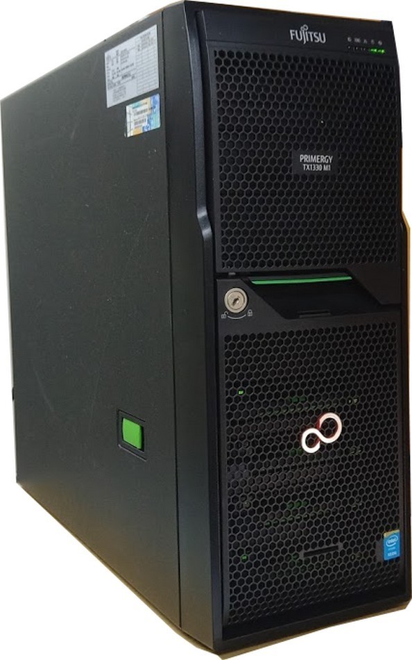 ●[Windows Server 2012 R2] 富士通 タワー型サーバ PRIMERGY TX1330 M1 (Xeon E3-1220v3 3.1GHz/16GB/3.5inch SAS 300GB×4/RAID/DVD)