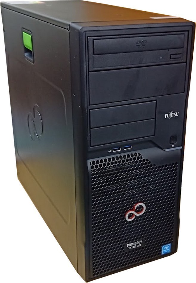 ●[Windows Server 2012 R2] 富士通 PRIMERGY TX1310 M1 (Pentium G3420 3.2GHz/8GB/500GB×2/RAID/DVD/WindowsServer 2012 R2)