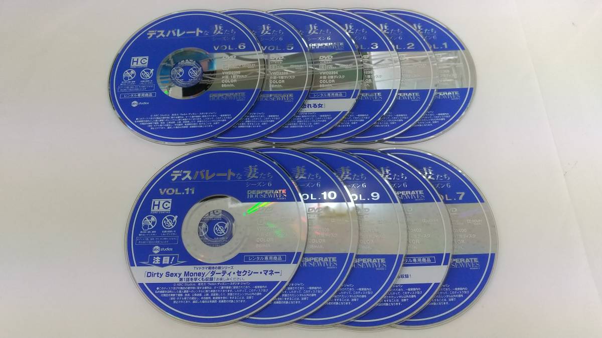 Y9 03941 デスパレートな妻たち シーズン6 全11巻 テリー・ハッチャー DVD 送料無料 レンタル専用 ジャケットに日焼けあり。_画像2