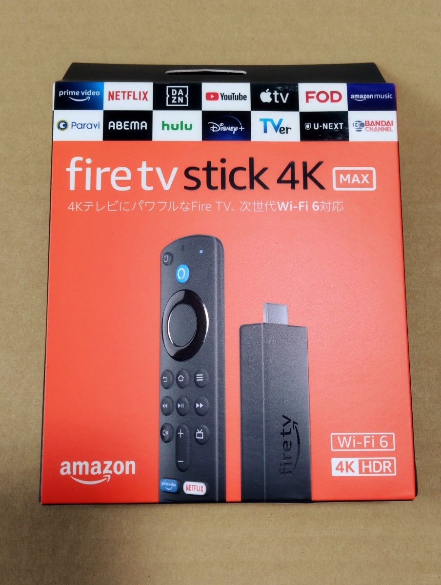 Fire TV Stick 4K Max 第1世代 - Alexa対応音声認識リモコン（第3世代）付属 B09JFLJTZG