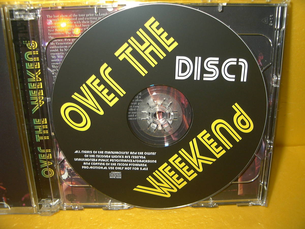 【2CD】THE WHO「OVER THE WEEKEND」_画像4