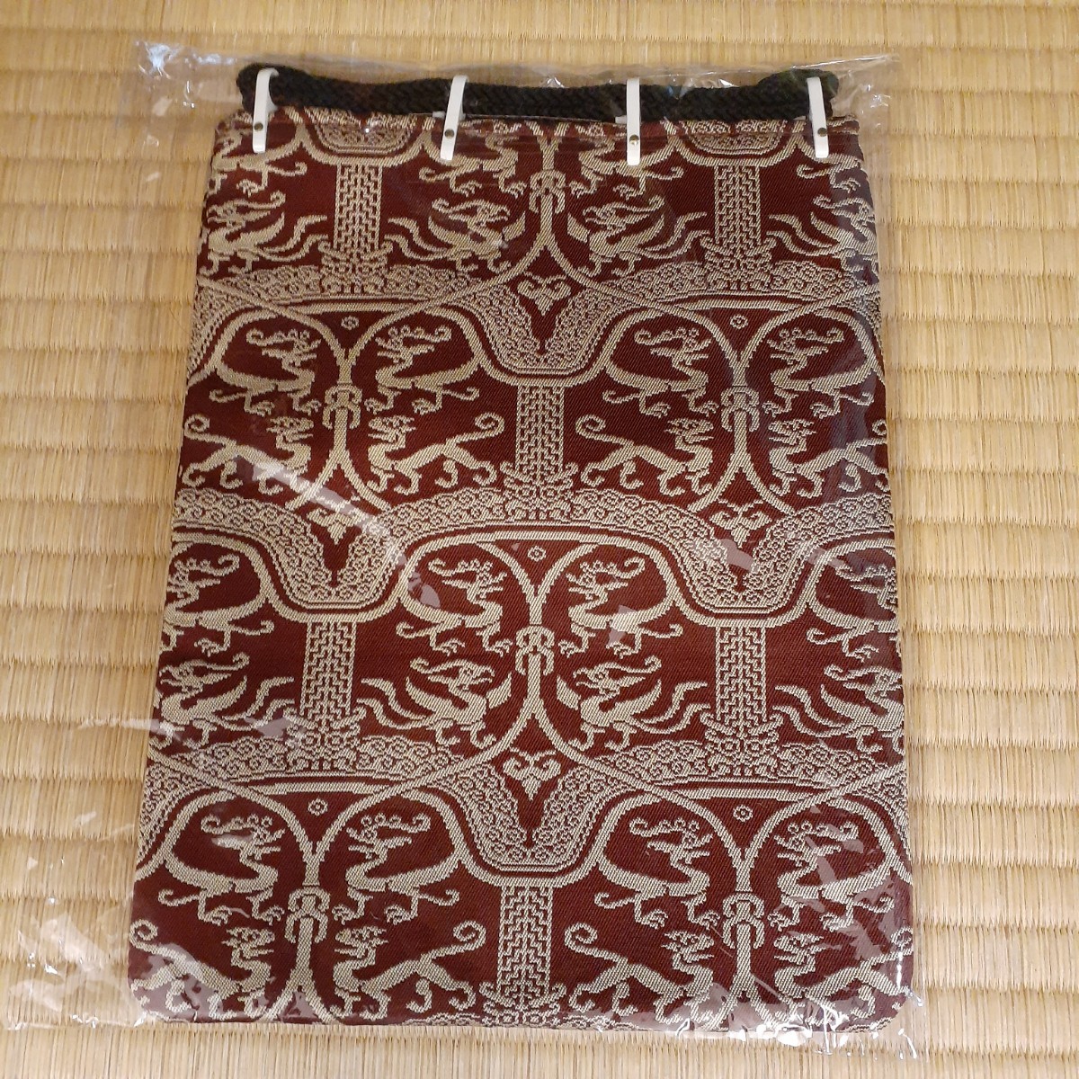 龍村美術織物 信玄袋 ① 約25cm×18.7cm