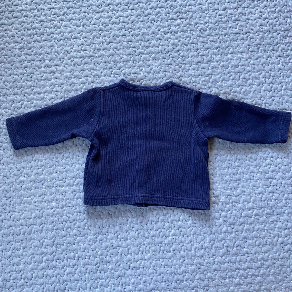 プチバトー　カーディガン　コットン　PETITBATEAU ベビーカーディガン　70