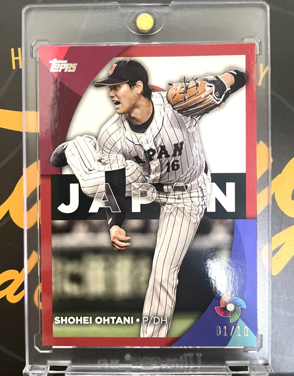 【10枚限定】大谷翔平 WBC JAPAN 1/10 ファーストナンバー 2023 Topps_画像1