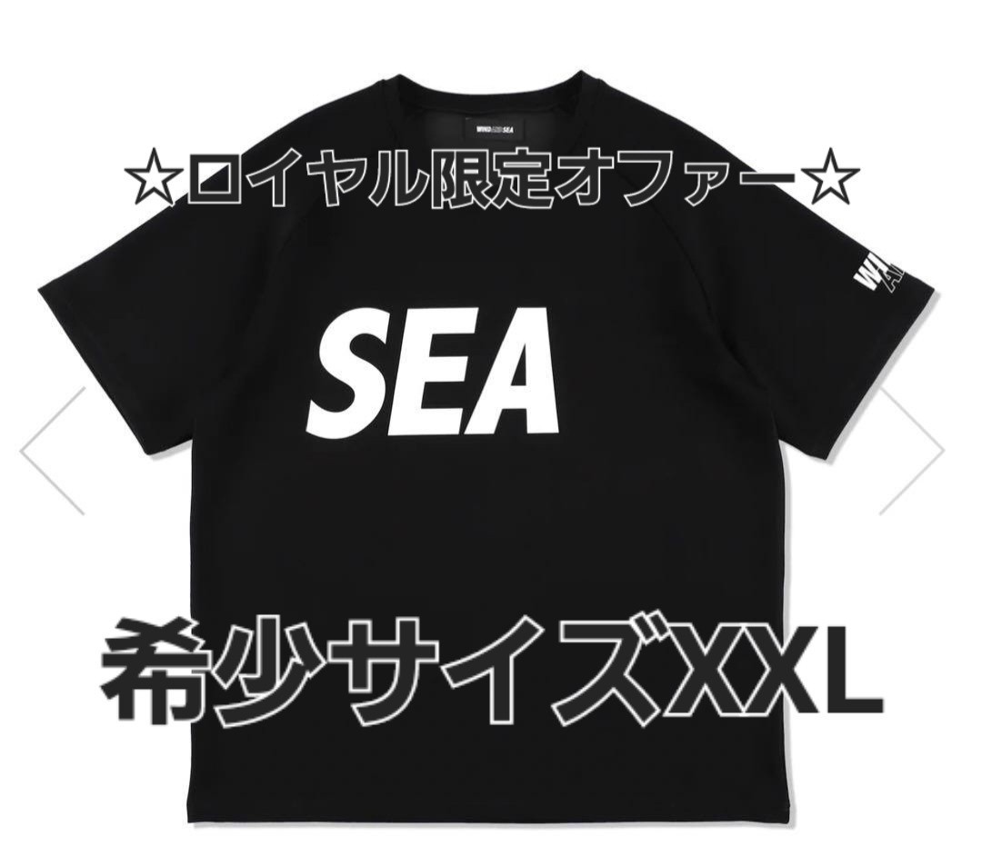 wind and sea SEA DRY STRETCH RAGLAN TEE ウィンダンシー ロイヤル