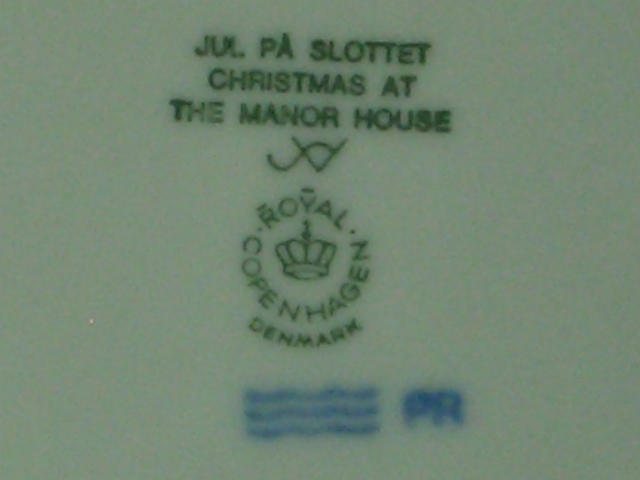 Christmas at the Manor House / Royal Copenhagen Christmas Plate 1995_画像3